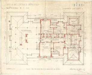 Fischer, Theodor; Nürnberg; Haus Adelsberger - Grundriss DG