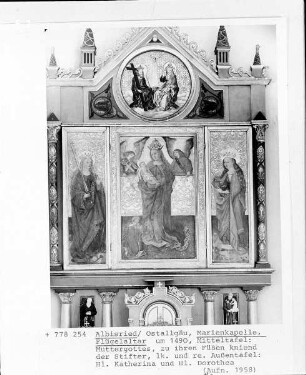 Flügelaltar von 1490 — Trinität