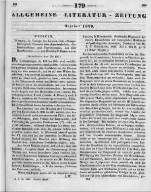 Sobernheim, J. F.: Practische Diagnostik der innern Krankheiten. mit vorzüglicher Rücksicht auf pathologische Anatomie. Berlin: Hirschwald 1837