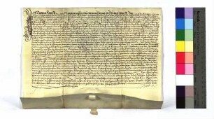 Schuldbrief des Thomas Krafft und seiner Frau Margarete zu Deubach