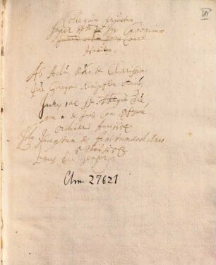 Gregorii Kimpfler collegium super totum ius canonicum Salisburgi habitum - BSB Clm 27621