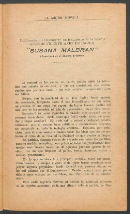 "Susana Malbran" : (Aparecerá en el número próximo)