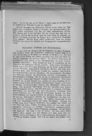 Heimatliche Volksart und Erwerbszweige.