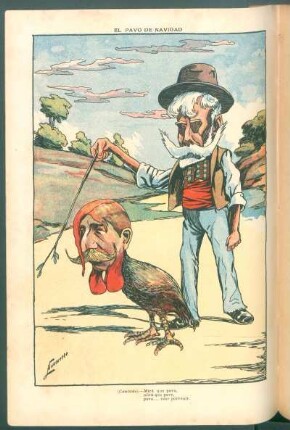 El pavo de Navidad - [Caricatura]