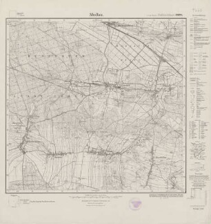4660 (alte Nr.: 2698) Modlau, Meßtischblatt (4cm - Karte)