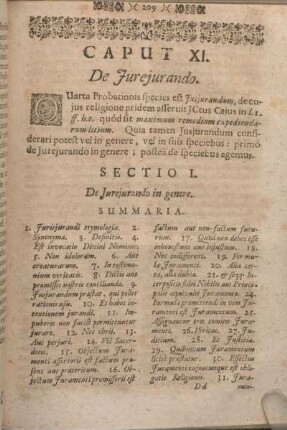 Sectio I. De Jurejurando in genere.