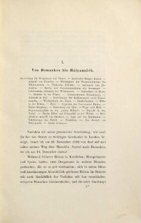 Reise nach Innerarabien, Kurdistan und Armenien : 1892
