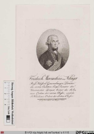 Bildnis Friedrich Maximilian Klinger (1780 von)