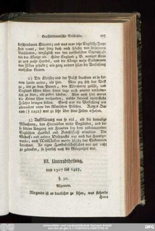 III. Unterabtheilung. von 1307 bis 1485.