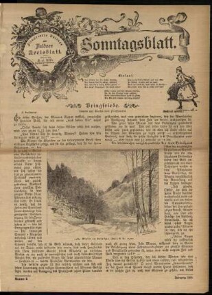 Ausgabe vom Sonntag, den 14. Januar 1900.