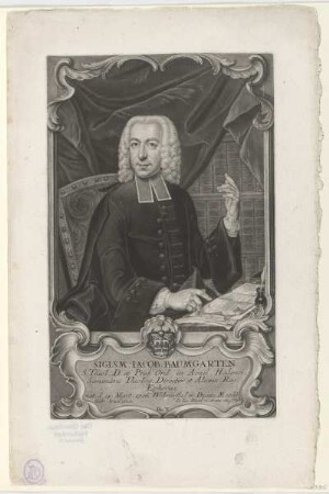 Bildnis des Sigism. Jacob.Baumgarten