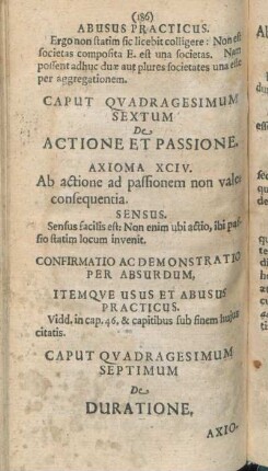 Caput Qvadragesimum Septimum De Duratione.