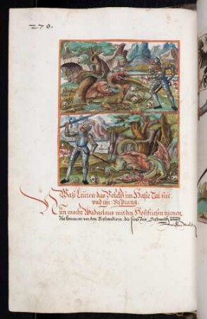 Tötung des Drachen in Unterwalden