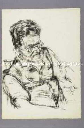 Bildnis des Künstlers Heinrich Zille (2)