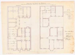 Wohnhaus B. Abenhausen, Berlin-Mitte: Grundrisse KG, 4.OG