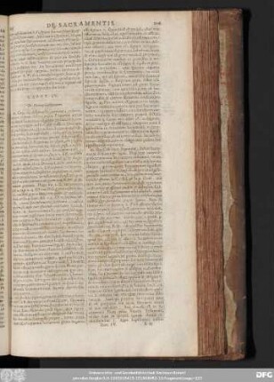 Caput IV. De Genere Sacramentis.