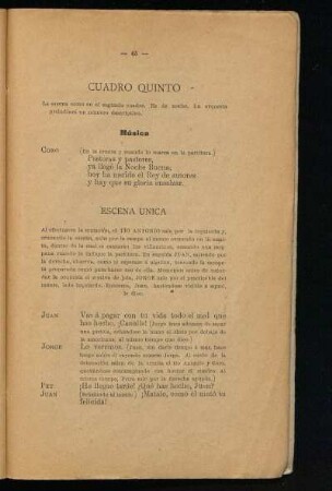 Cuadro quinto