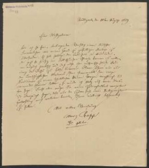 Brief an Jacob Grimm : 10.08.1829-17.10.1836