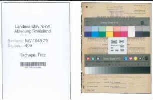 Entnazifizierung Fritz Tschepe , geb. 20.08.1898 (Beamter)