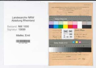 Entnazifizierung Emil Mielke, geb. 01.12.1890 (Landwirtsch.Arbeiter)