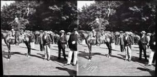 Paris. Avenue du Bois. Militärparade zum Nationalfeiertag ("revue du 14 juillet")
