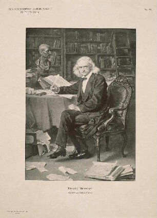 Bildnis von Theodor Mommsen (1817-1903)
