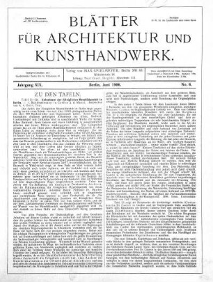 No. 6, Juni 1906