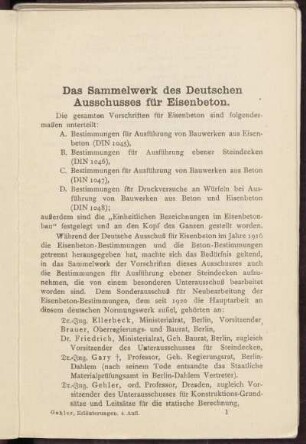 Das Sammelwerk des Deutschen Ausschusses für Eisenbeton. [Einleitung]