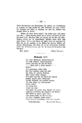 Weihnacht 1917