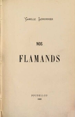 Nos Flamands