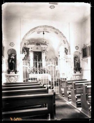 Kapelle innen nach Osten