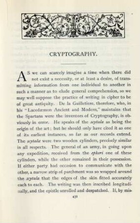 Cryptography