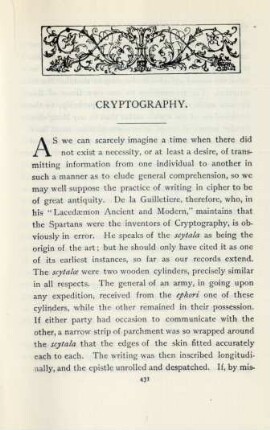 Cryptography