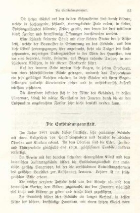 Die Entbindungsanstalt.