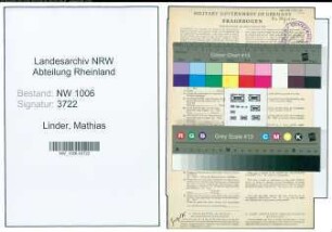 Entnazifizierung Mathias Linder , geb. 12.08.1900 (Kohlenhaendler)