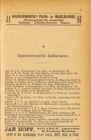 A. Gepensionneerde ambtenaren