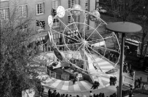 Basel: Karussells, von oben