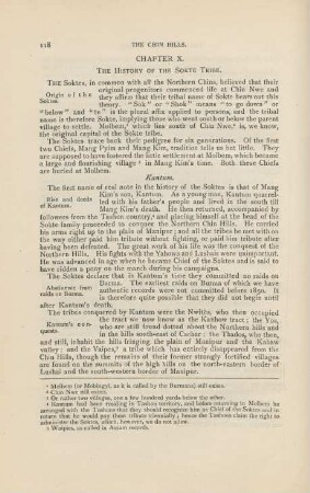 Chapter X. The history of the Sokte tribe