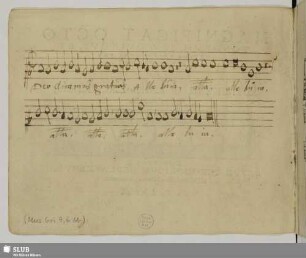 Anonymus: Deo dicamus gratias [enthaltene Handschrift]