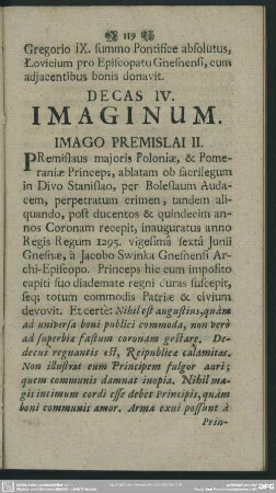 Decas IV. Imaginum