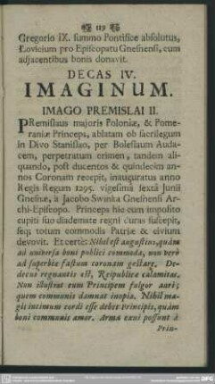 Decas IV. Imaginum