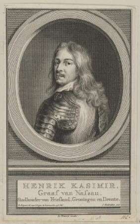Bildnis des Henrik Kasimir Graaf van Nassau