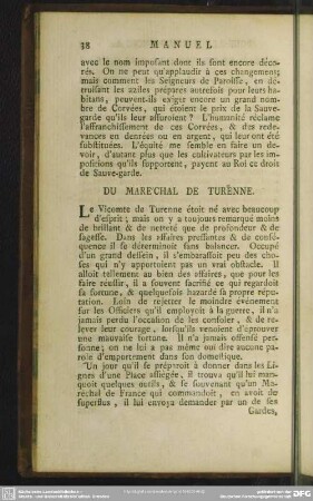 Du Maréchal De Turenne