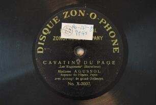 Cavatine du page : "Les Huguenots" / (Meyerbeer)