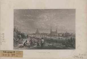 Ansicht von Dresden, Stahlstich, um 1860 : Dresden / A. H. Payne. - [S.l.] : Wagner , [um 1860]. - 1 Kunstbl. : Stahlstich ; 16 x 10 cm