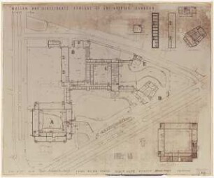 Antikenmuseum, Bagdad - Museum and Directorate General of Antiquities, Baghdad: Layout Museum Bagdad 1:500