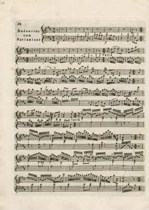 Andantino con Variazioni