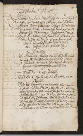 10. Predigt von Justinus Kerner