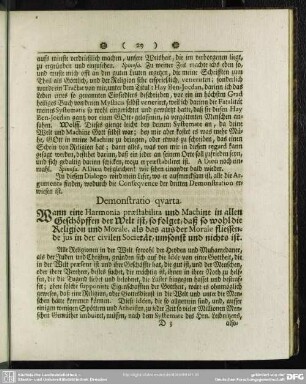 Demonstratio quarta