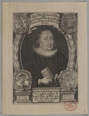 Bildnis des Elias Siegismund Reinhart
